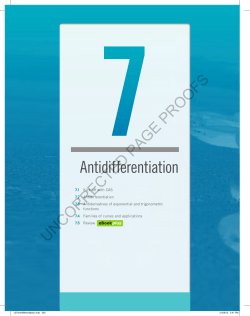 Antidifferentiation