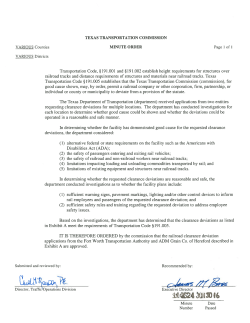 MO - the Texas Department of Transportation FTP Server