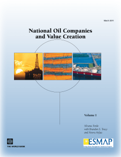 National Oil Companies and Value Creation