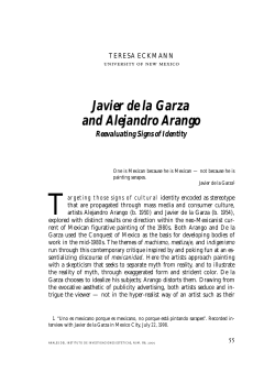 Javier de la Garza and Alejandro Arango: Reevaluating Signs of