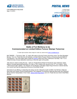 Battle of Fort McHenry to be Commemorated on