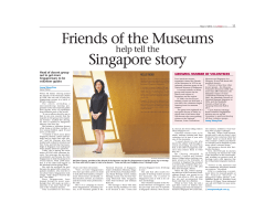 Friends of the Museums Singapore story