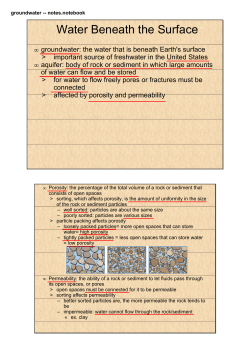 groundwater -- notes.notebook