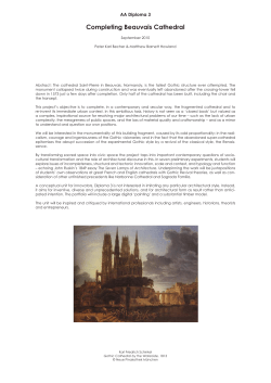 Completing Beauvais Cathedral