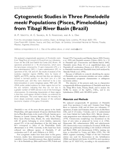 from Tibagi River Basin (Brazil)