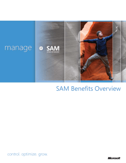 SAM Benefits Overview