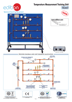 TEMT. Temperature Measurement Training Unit