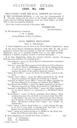 statutory ri, le s. - Federal Register of Legislation