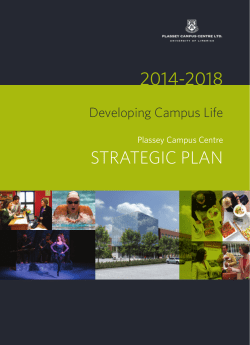 strategic plan - Campus Life Services