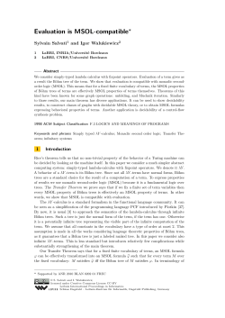 Evaluation is MSOL-compatible