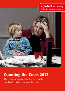Counting the Costs 2012
