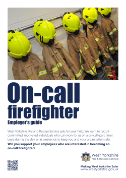 On-call firefighter employer`s guide  PDF Document