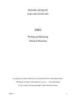 UNIT 2 - H-W Science Website