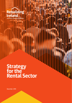 Strategy for the Rental Sector