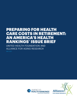 preparing for health care costs in retirement: an america`s health