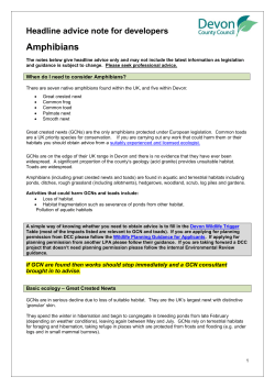 Amphibians - Devon County Council