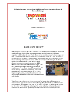 post show report&mdash; 12th power sri lanka 2014