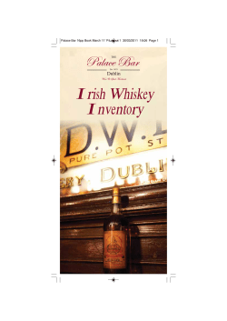 Inventory - The Palace Bar