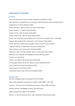 Exploring 1916 Booklist