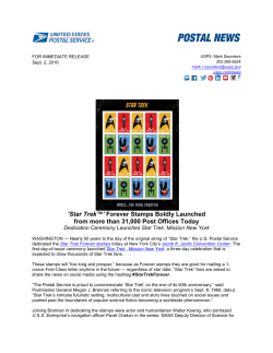 Star Trek - about USPS
