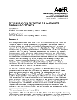 Print this article - AoIR Selected Papers of Internet Research