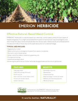herbicide - Emery Oleochemicals