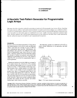 A Heuristic Test-Pattern Generator for