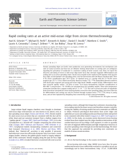 Rapid cooling rates at an active mid