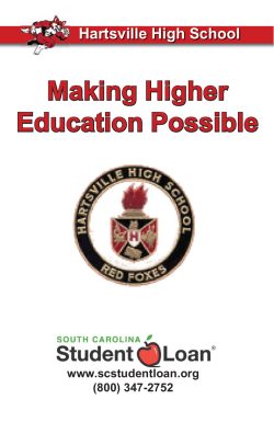 Paying For College Booklet