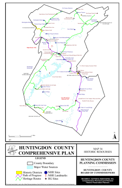 Historic Resources - Huntingdon County