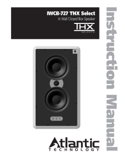 IWCB-727 THX Select - Atlantic Technology