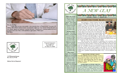 A NEW LEAF - Live Oak Adult Day Services