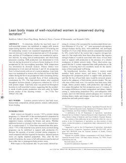 Lean body mass of well-nourished women is - E