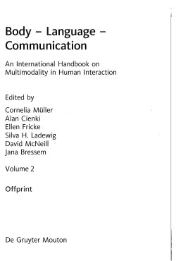 Body -- Language Communication