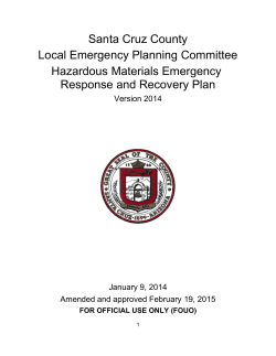 LEPC Plan - Santa Cruz County, AZ