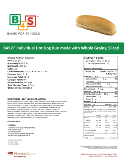 B4S 6&rdquo; Individual Hot Dog Bun made with Whole Grains, Sliced