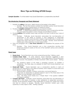 More Tips on Writing APUSH Essays