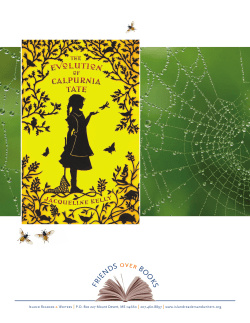 The Evolution of Calpurnia Tate, Jacqueline Kelly