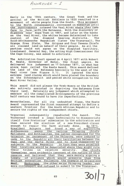 Early in the 19th century, the Great Trek and the arrival of the British