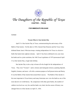 The Daughters of the Republic of Texas