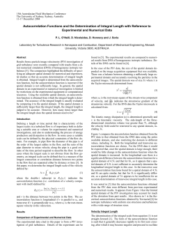 Autocorrelation functions and the determination of integral length