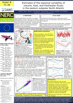 SAMS Glider Missions in this region Stefan F. Gary1*, Stuart A