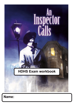 HDHS Exam workbook Name: