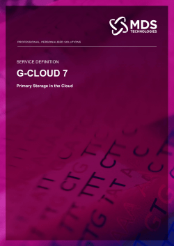 Primary Storage in the Cloud