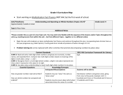 Fourth Grade - Westfield Public Schools