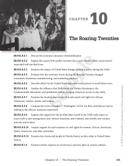The Roaring Twenties