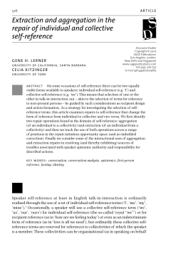Extraction and aggregation in the repair of individual and collective