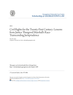 Civil Rights for the Twenty-First Century
