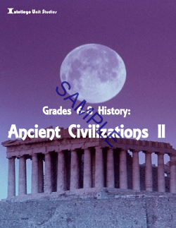 Grades 6-8 History: Ancient Civilizations II