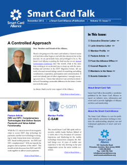 Smart Card Talk - Secure Technology Alliance